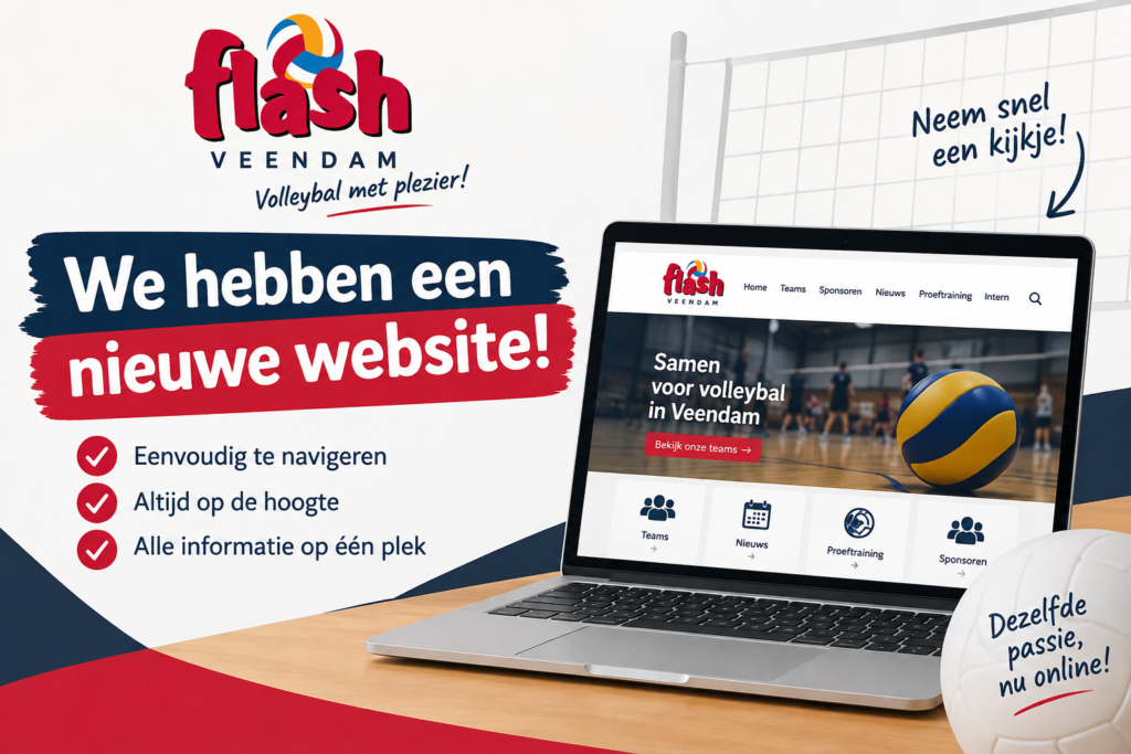 nieuwe website voor Flash Veendam